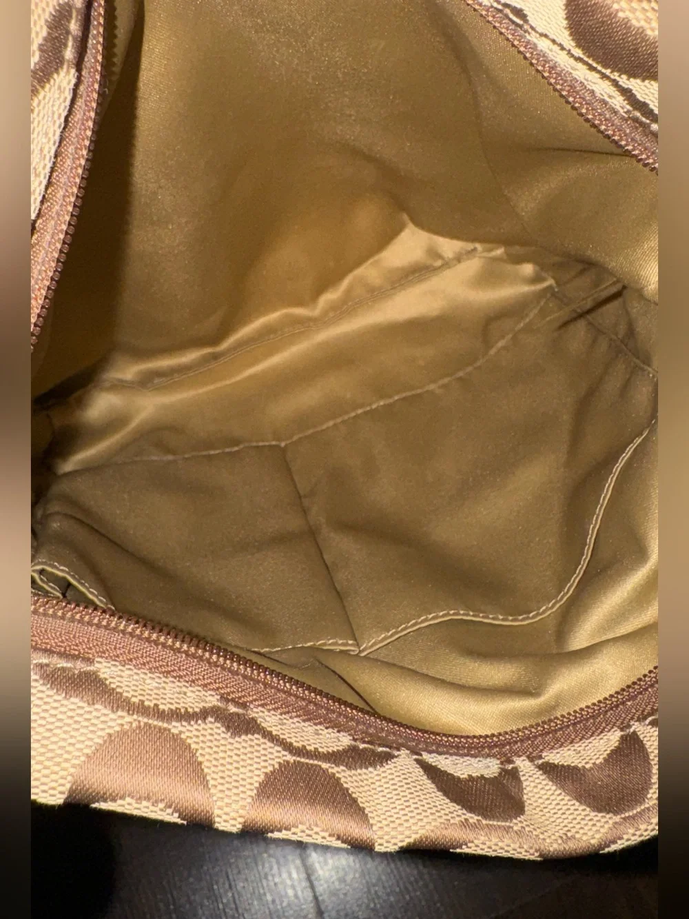 Y2K Coach Signature Canvas Convertible Crossbody Bag